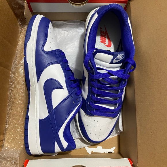 ✨ Nike Dunk Low Concord Blue & White NIB ✨ - Picture 6 of 7